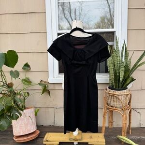 Vintage 50s/60s Jackie Kennedy Vibes Black Dress